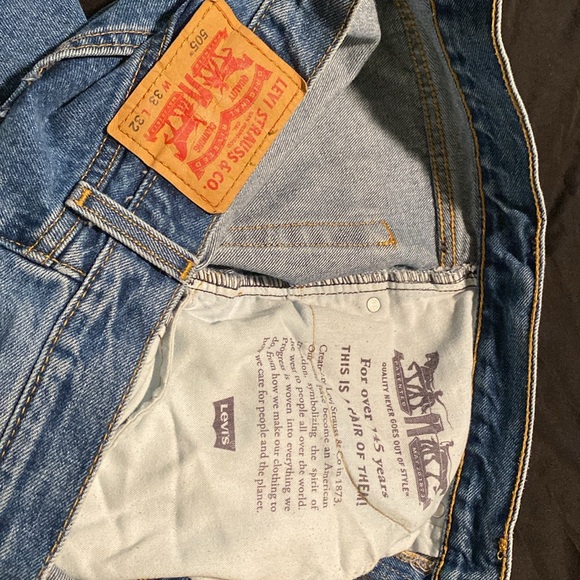 Men’s jeans - Levi’s 505 Relaxed fit, straight leg. W33 L32 - Picture 4 of 6